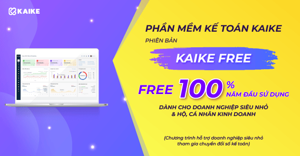Phần mềm kế toán miễn phí - Kaike Free